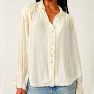 Free People Olivia Button Down top